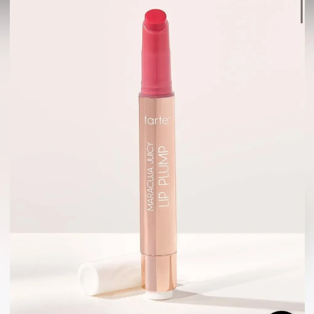 🌻 Tarte Lotus (Poppy Pink) Juicy Lip Plump New FullSz